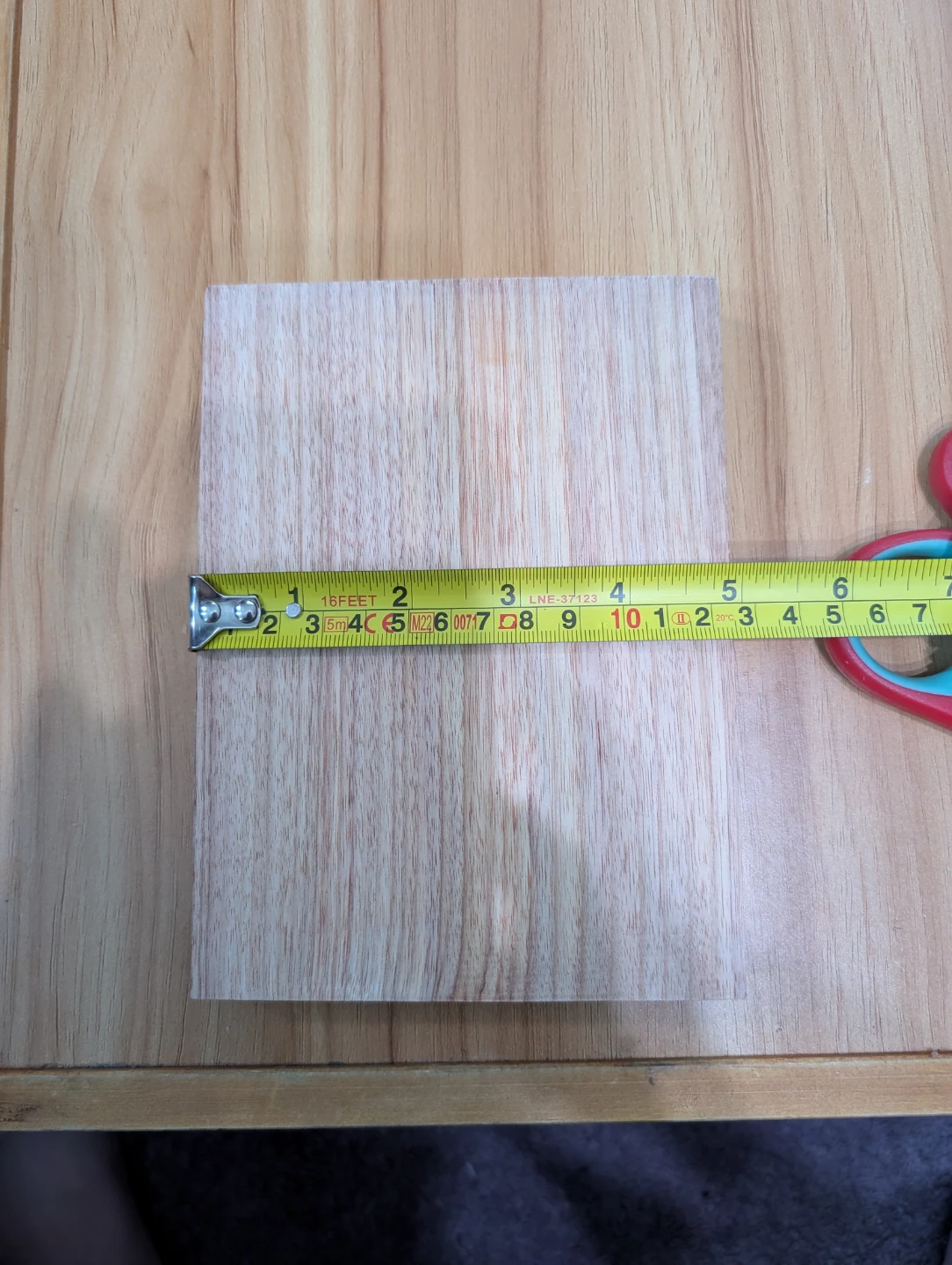 Canarywood board - Approx 6.5"x5"x0.75" - Exotic Hardwood - photo 2