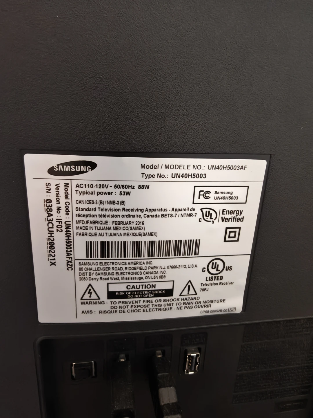 Samsung 40" TV - photo 2