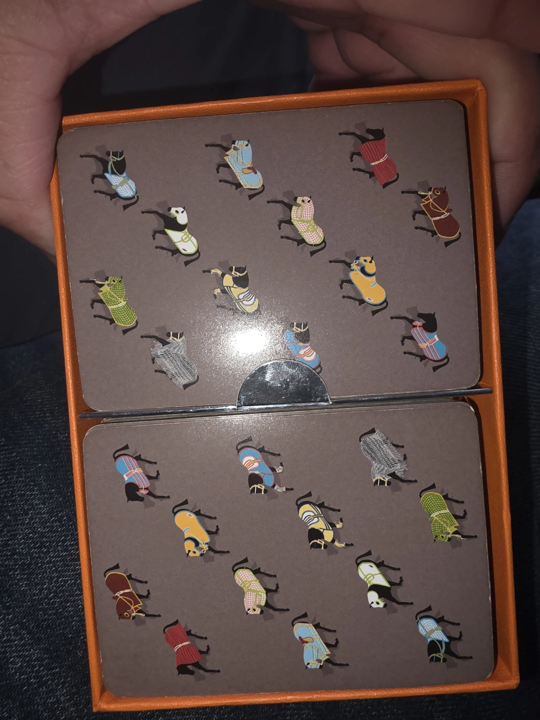 Hermes Paris Set of 4 Horse Design Card Boxes - photo 3