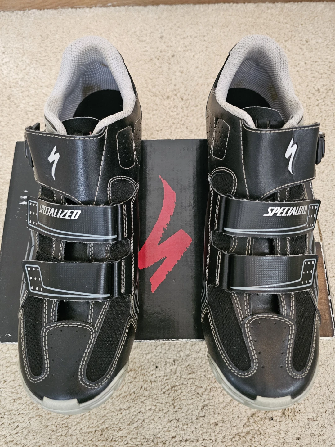 Used Specialized Comp Mtb Shoe-Black/Grey Size 11 - photo 2
