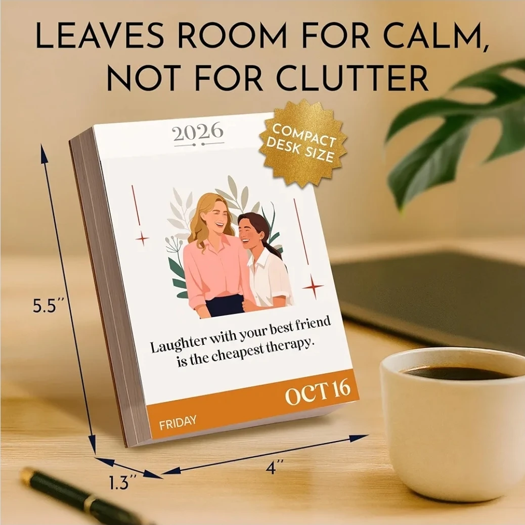 Mindfulness Desk Calendar 2026 Daily Inspirational Quotes - photo 4