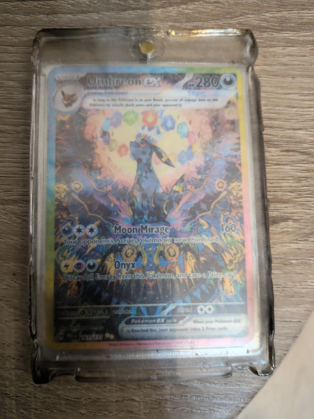Umbreon EX Prismatic case (Read Description)