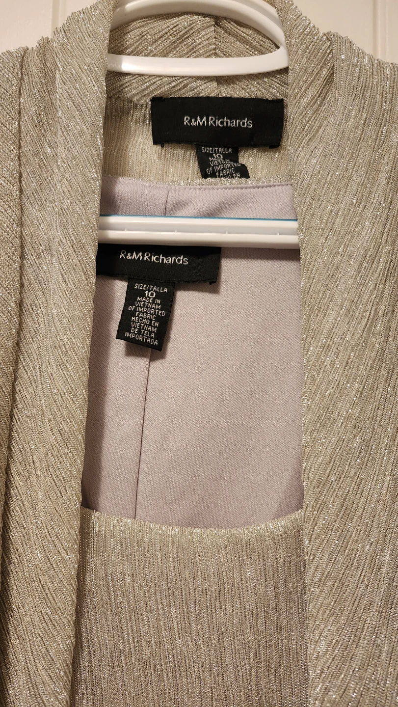R&M Richards Women's champagne Sheath Dress ⚽ - photo 2