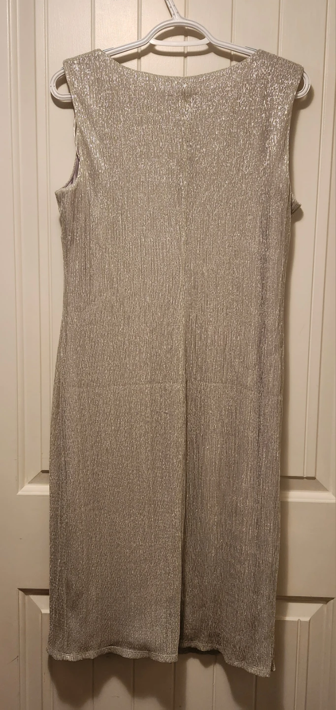 R&M Richards Women's champagne Sheath Dress ⚽ - photo 4