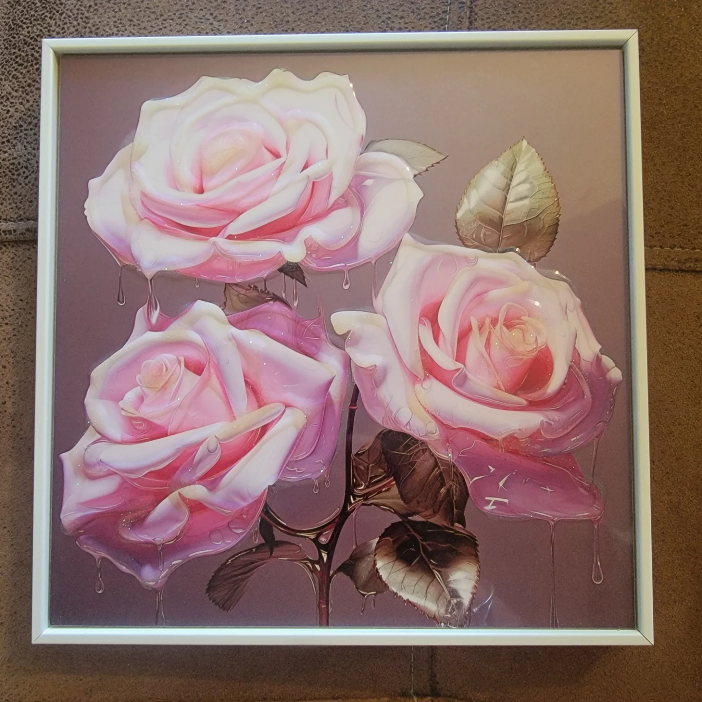 Framed Rose Artwork