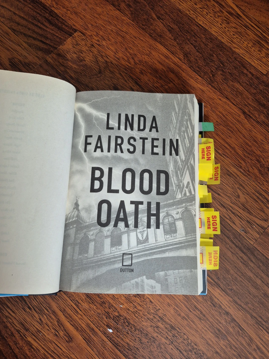Blood Oath by Linda Fairstein Novel ⚽ - photo 2