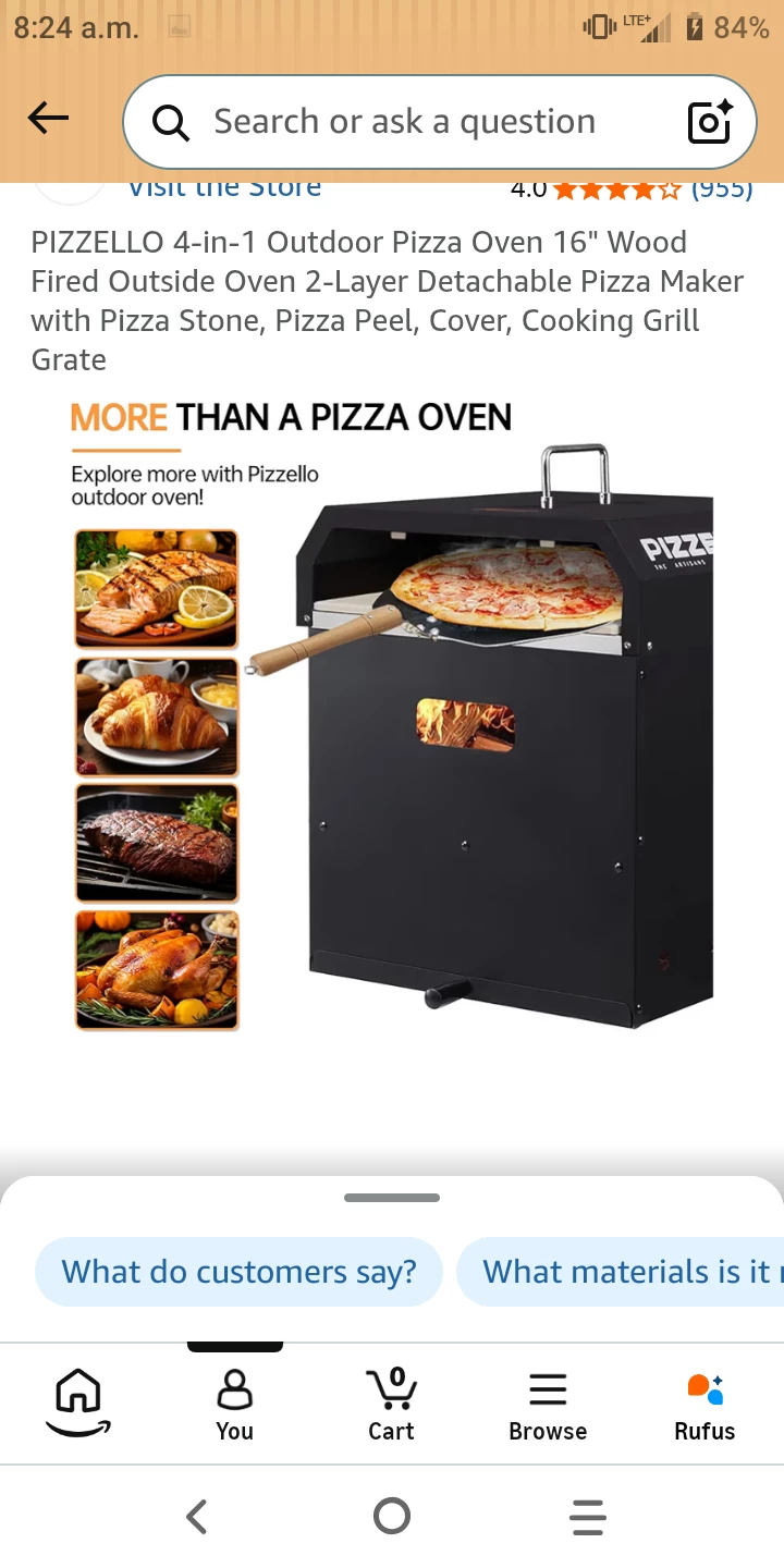 Pizzello Gusto 16" 4-in-1 Outdoor Pizza Oven - photo 3