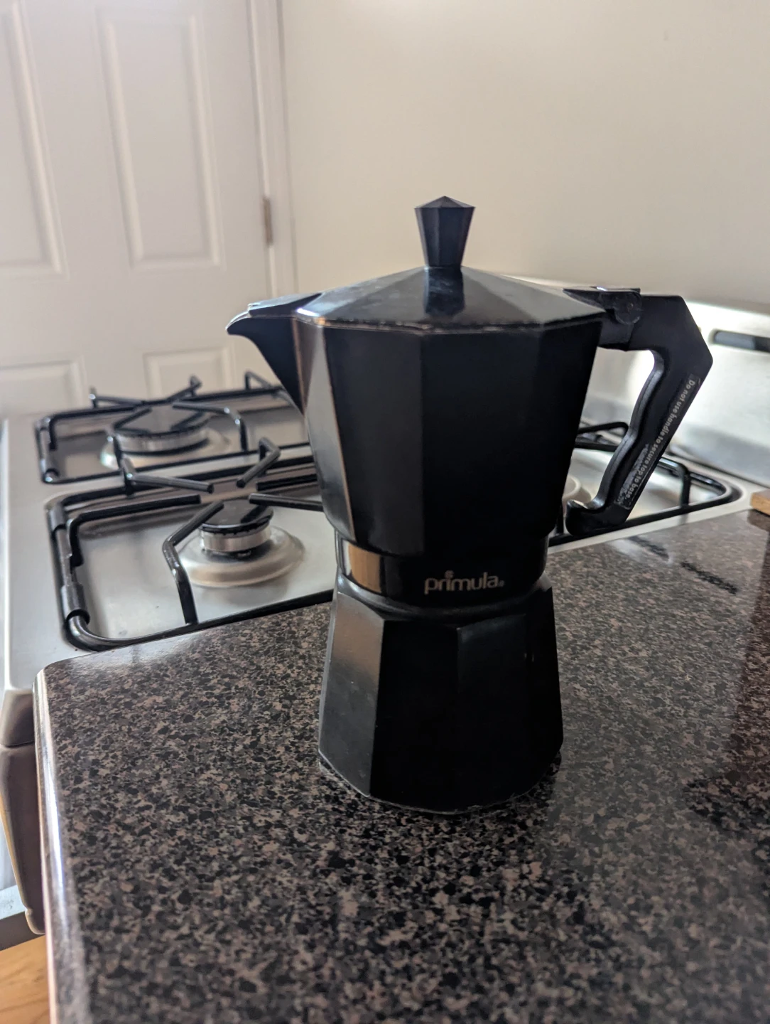 Black Moka Pot Coffee Maker