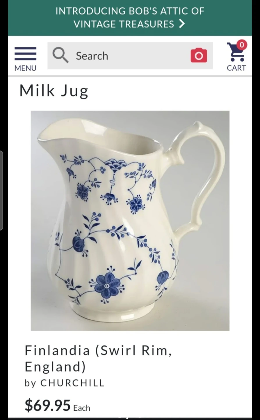 Churchill "Finlandia Swirl" Milk Jug ⚽ - photo 3