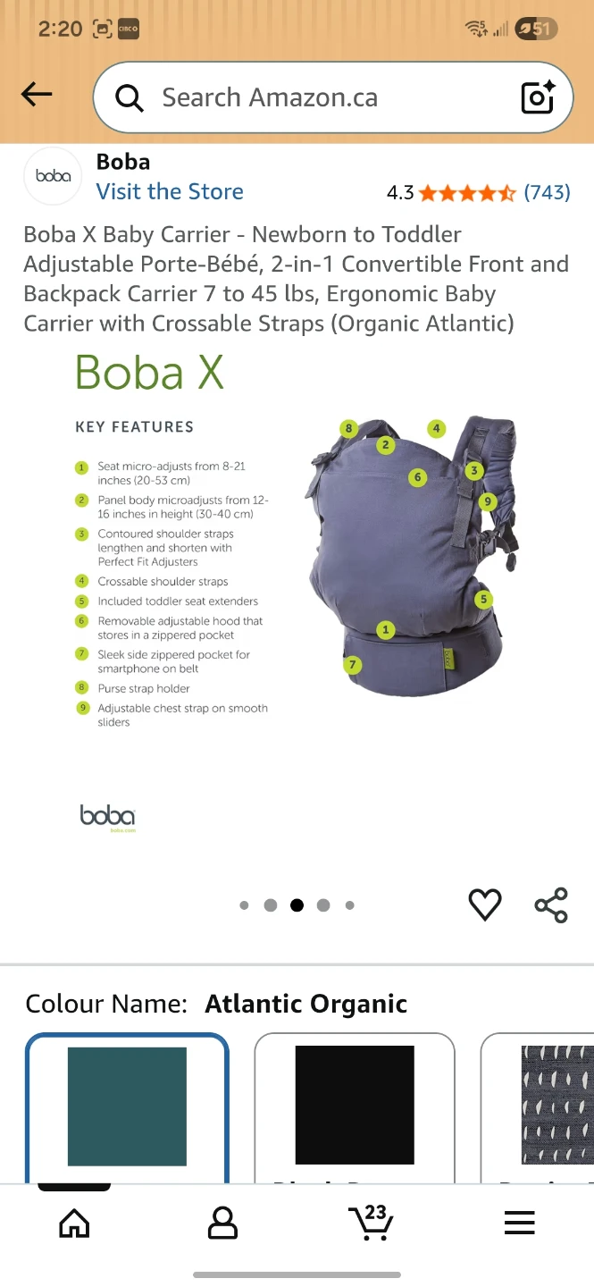 Boba X Baby Carrier - Newborn to Toddler - photo 2