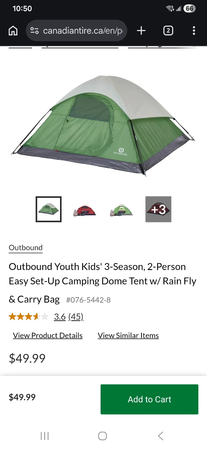 Outbound 2 Person Tent - photo 2