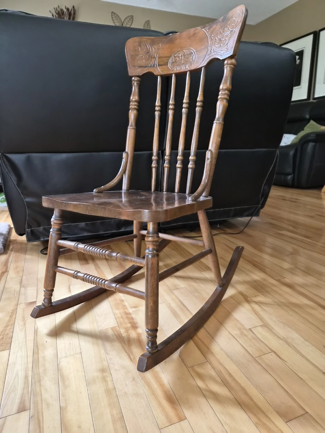 Vintage Wooden Rocking Chair