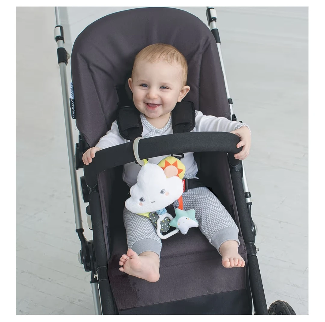 [New] Skip Hop Silver Lining Cloud Jitter Stroller Toy - photo 3