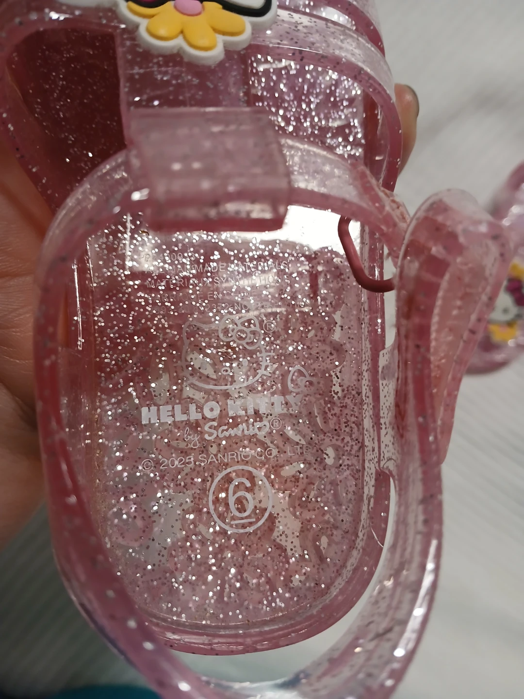 ⚽️Hello Kitty Jelly Sandals Toddler Size 6 - photo 2