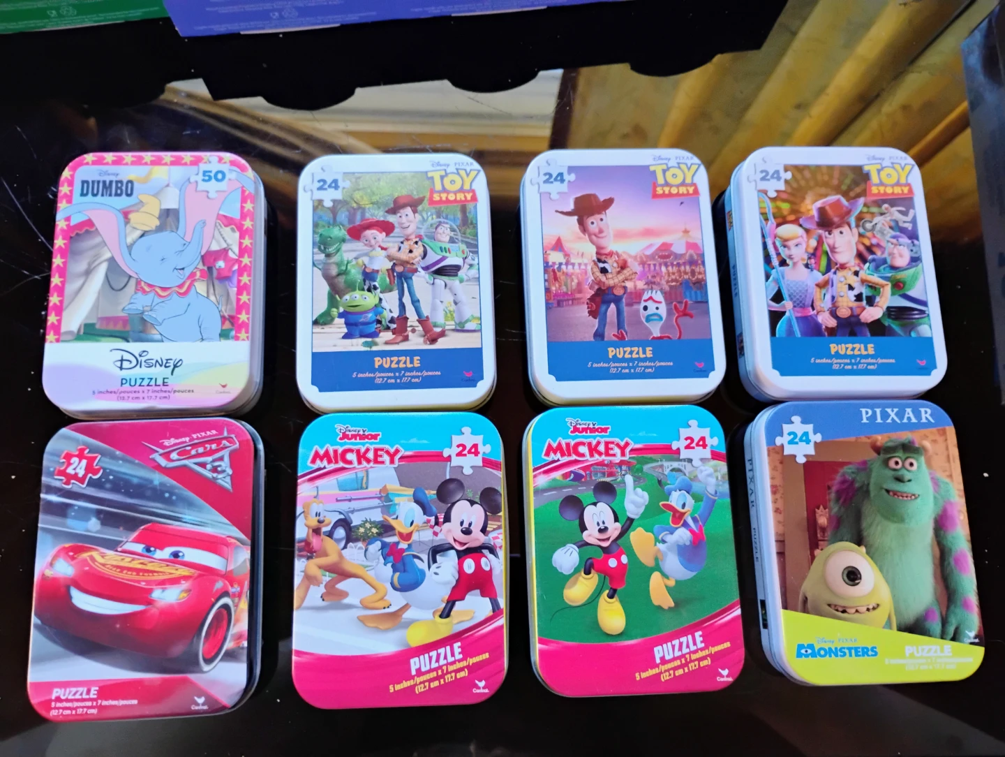 Kids Disney and Pixar Tin Puzzles
