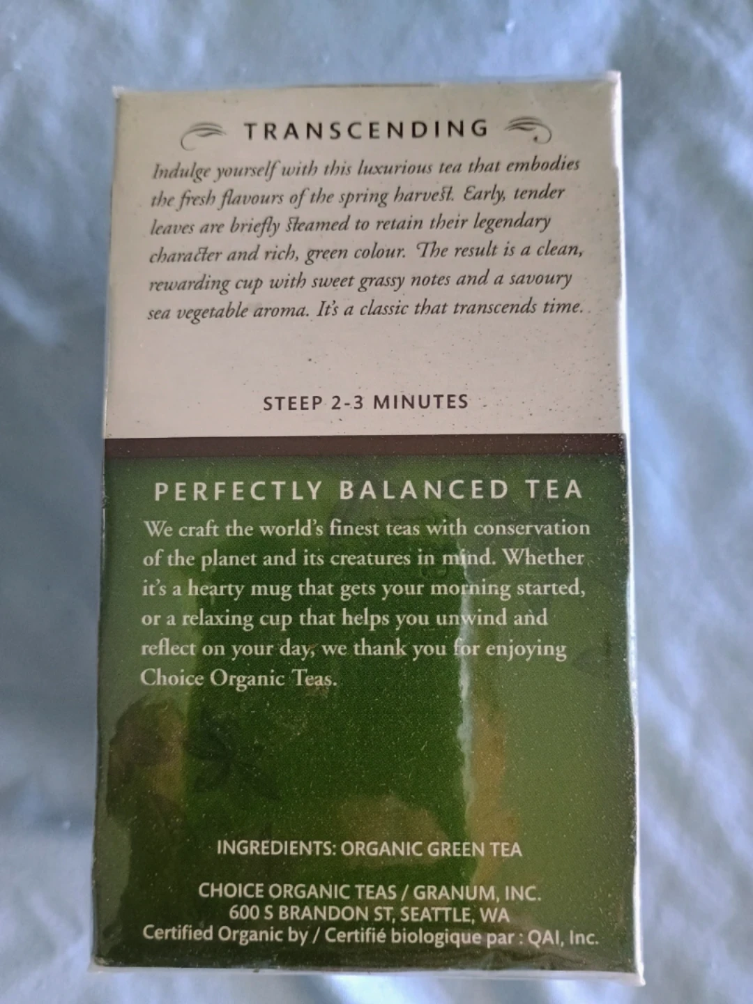 ⚽  Choice Organic Premium Japanese Green Tea - photo 2