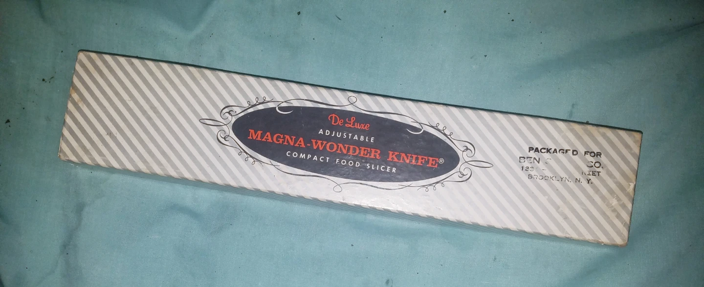 Vintage Deluxe Magna Wonder Knife Adjustable Food Slicer - photo 4