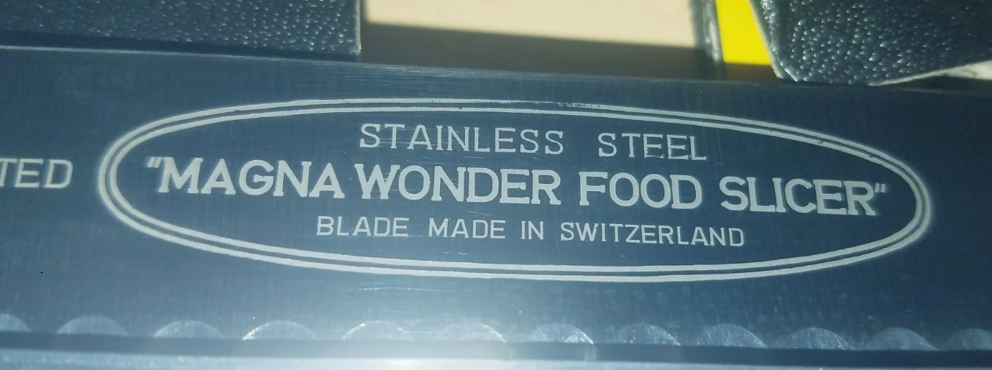 Vintage Deluxe Magna Wonder Knife Adjustable Food Slicer - photo 5
