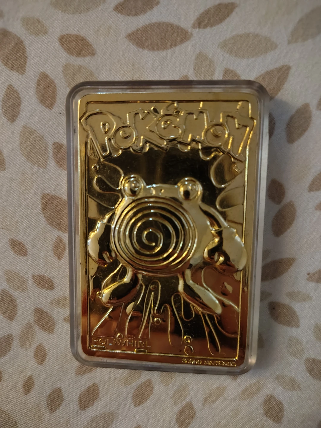 Nintendo Pokémon Poliwhirl Gold Bar 1999