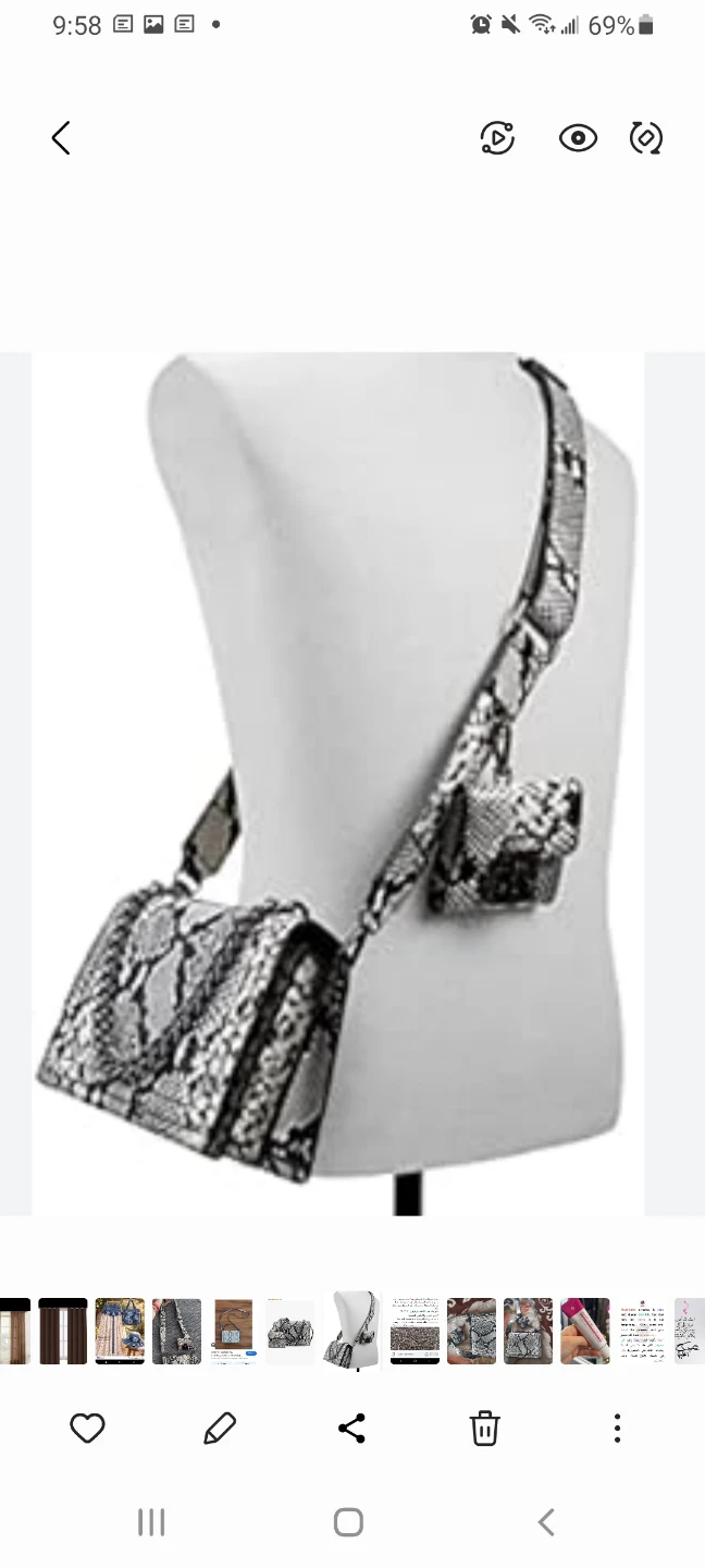 ALDO Qiemar Crossbody Bag - Snakeskin Print