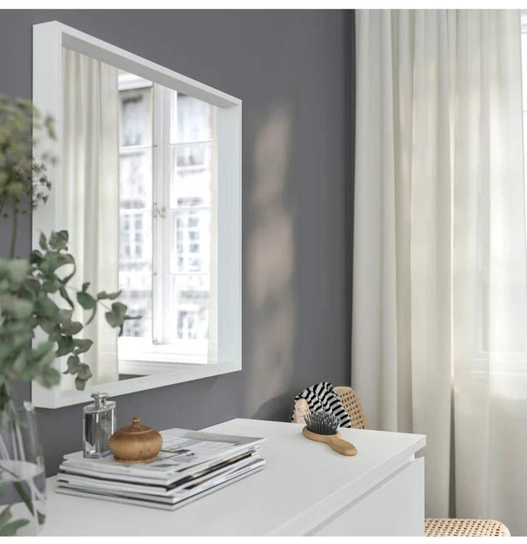 Ikea White Framed Wall Mirror ⚽️ - photo 4
