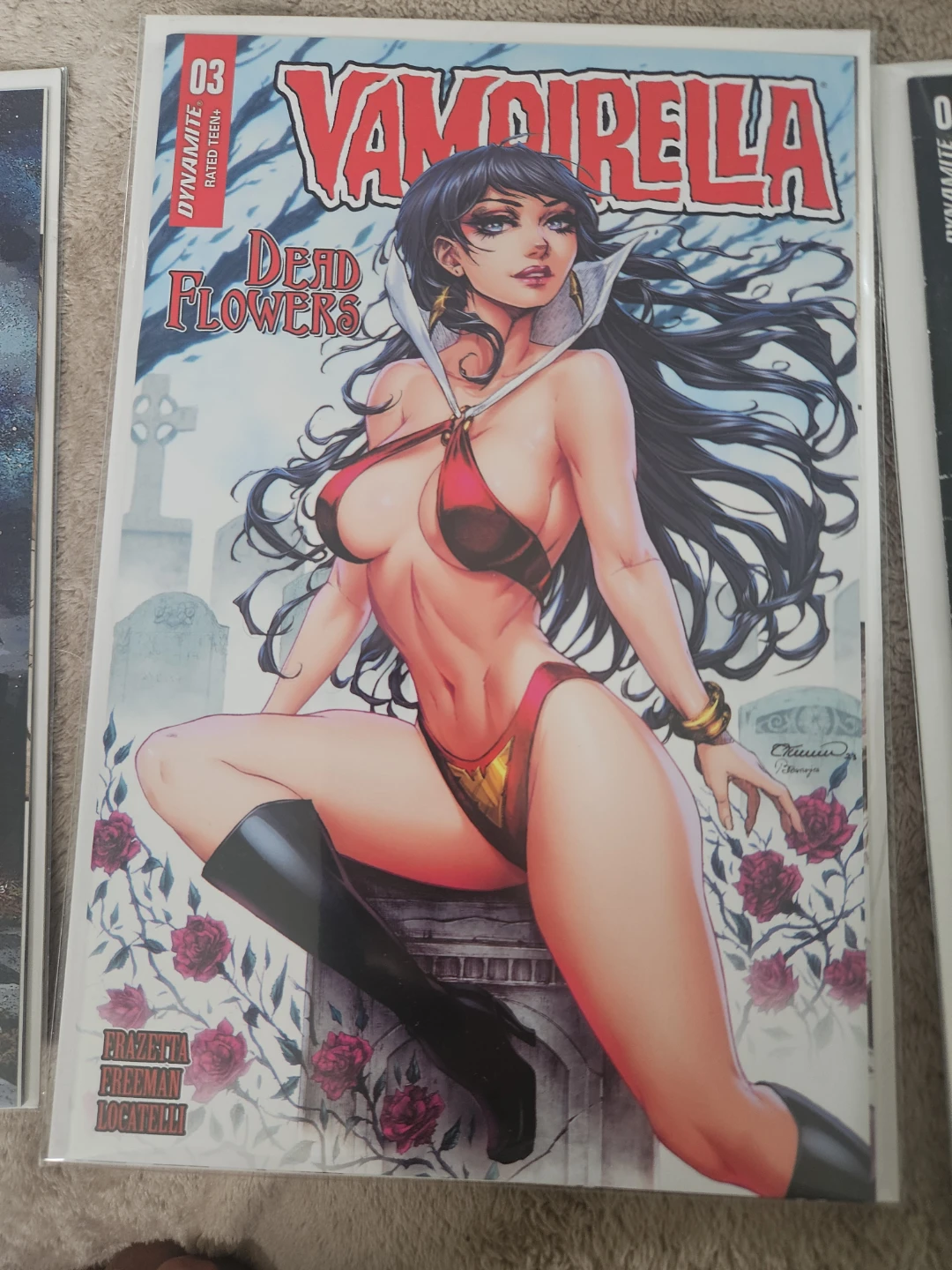 Vampirella Dead Flowers Comic Book 4 part set - photo 3