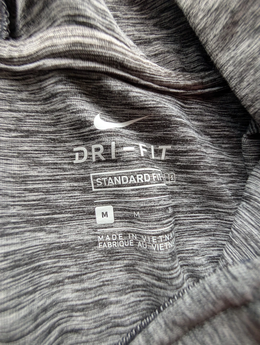 Nike Dri-FIT Grey Full Zip Hoodie - photo 2