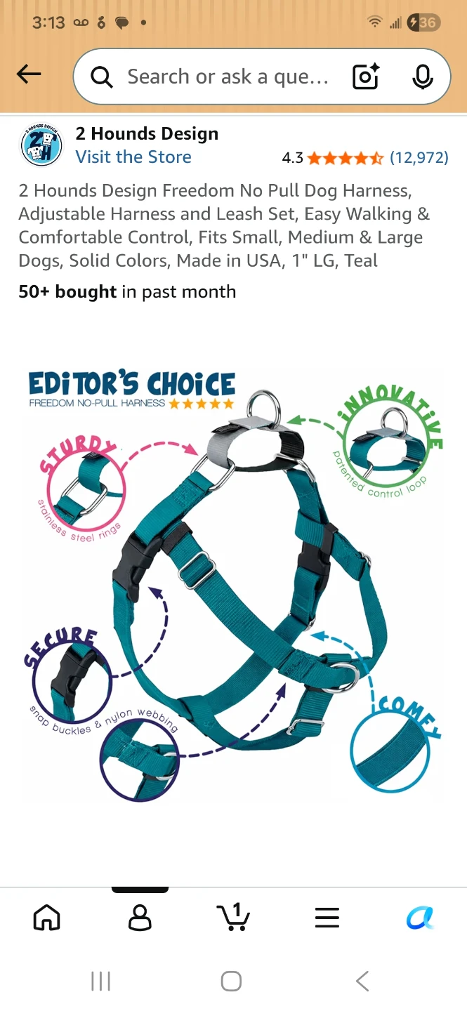 No-Pull Dog Harness & Leash Set size L ⚽ - photo 3