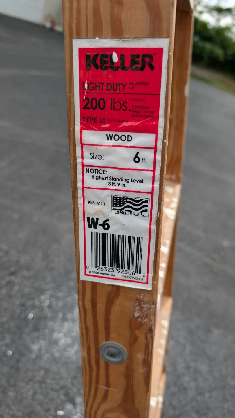Wood Ladder 6 ft - photo 2