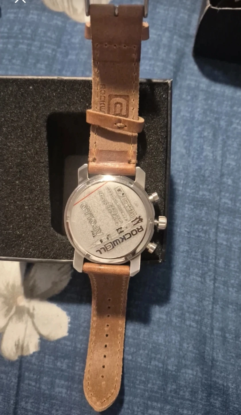 Rockwell Chronograph Watch with Leather Strap - photo 3