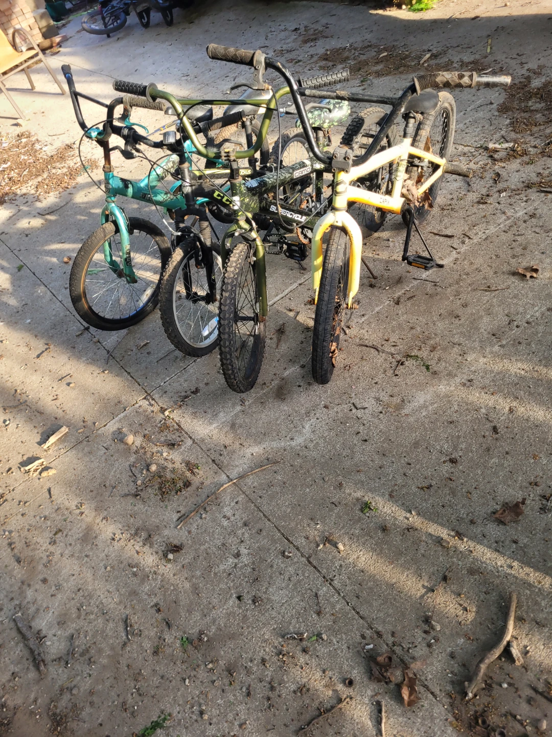 bikes (varying conditions)
