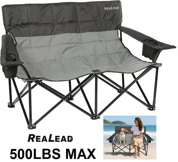 REALLEAD Low Double Camping Chair