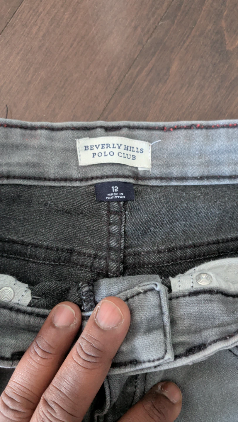Jeans gris Beverly Hills Polo Club taille 12