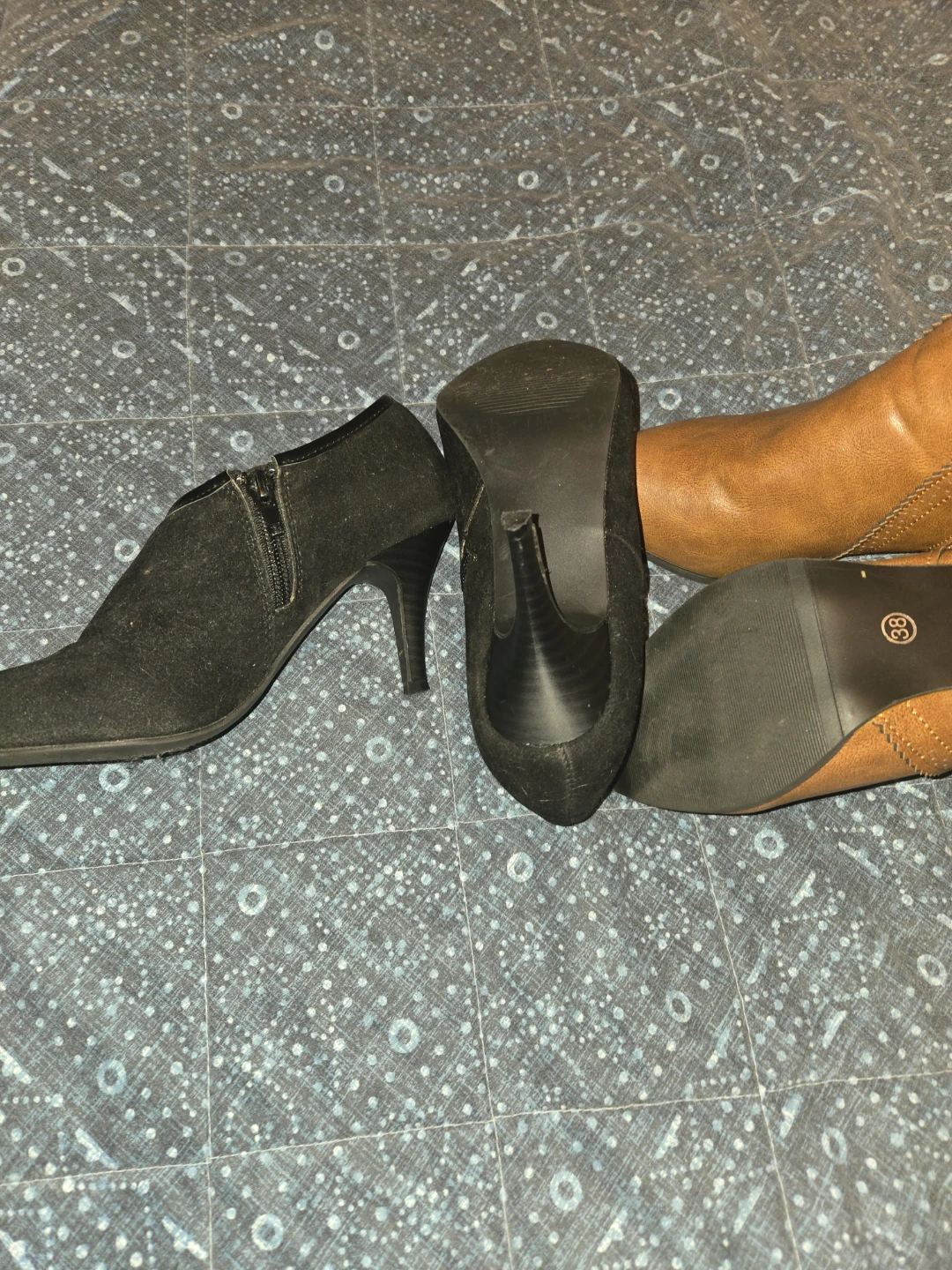 Brown Ankle Boots with Zipper - Size 38 - photo 3