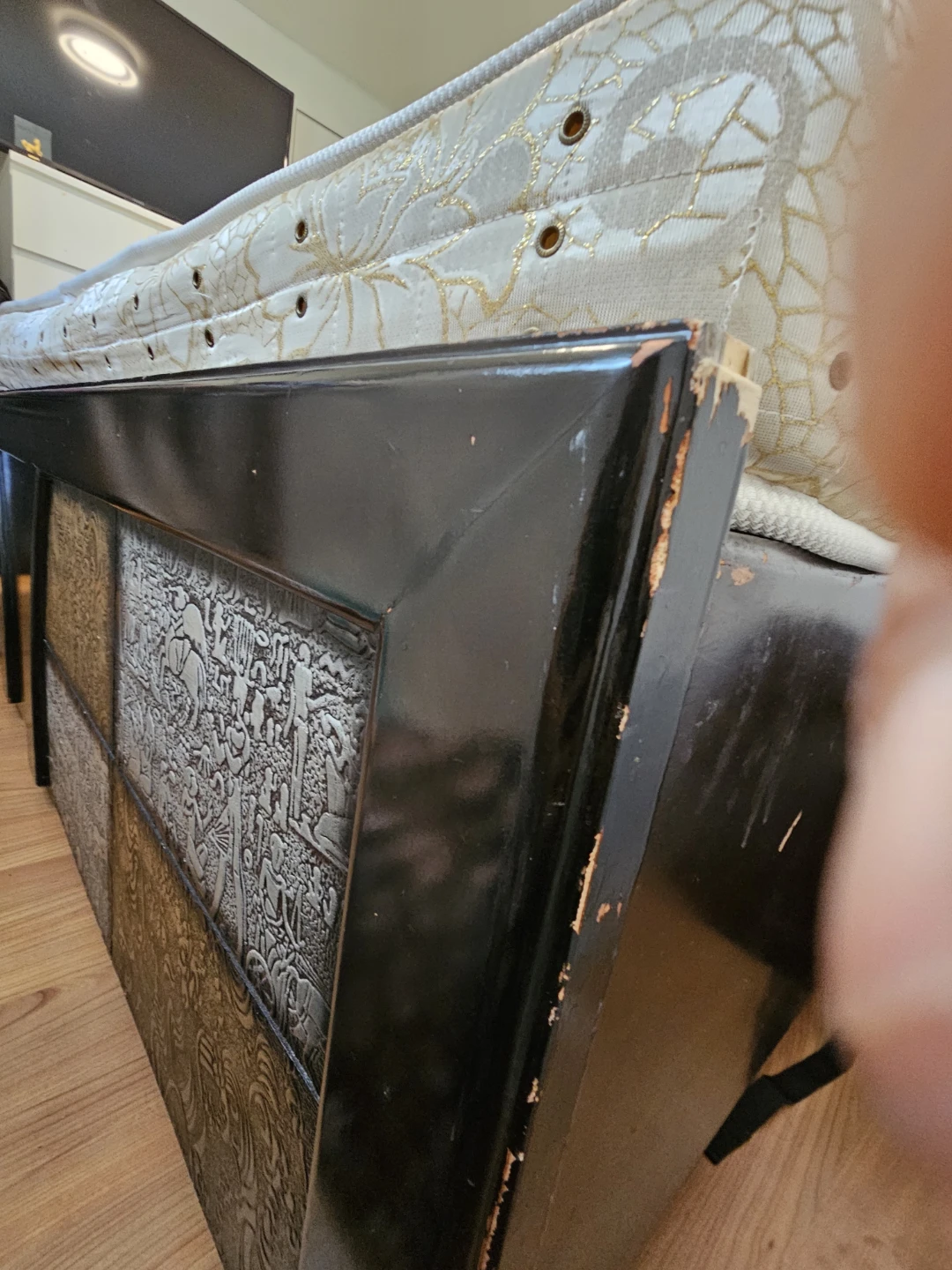 Indian king size Box bed with premium mattress & storage - photo 3