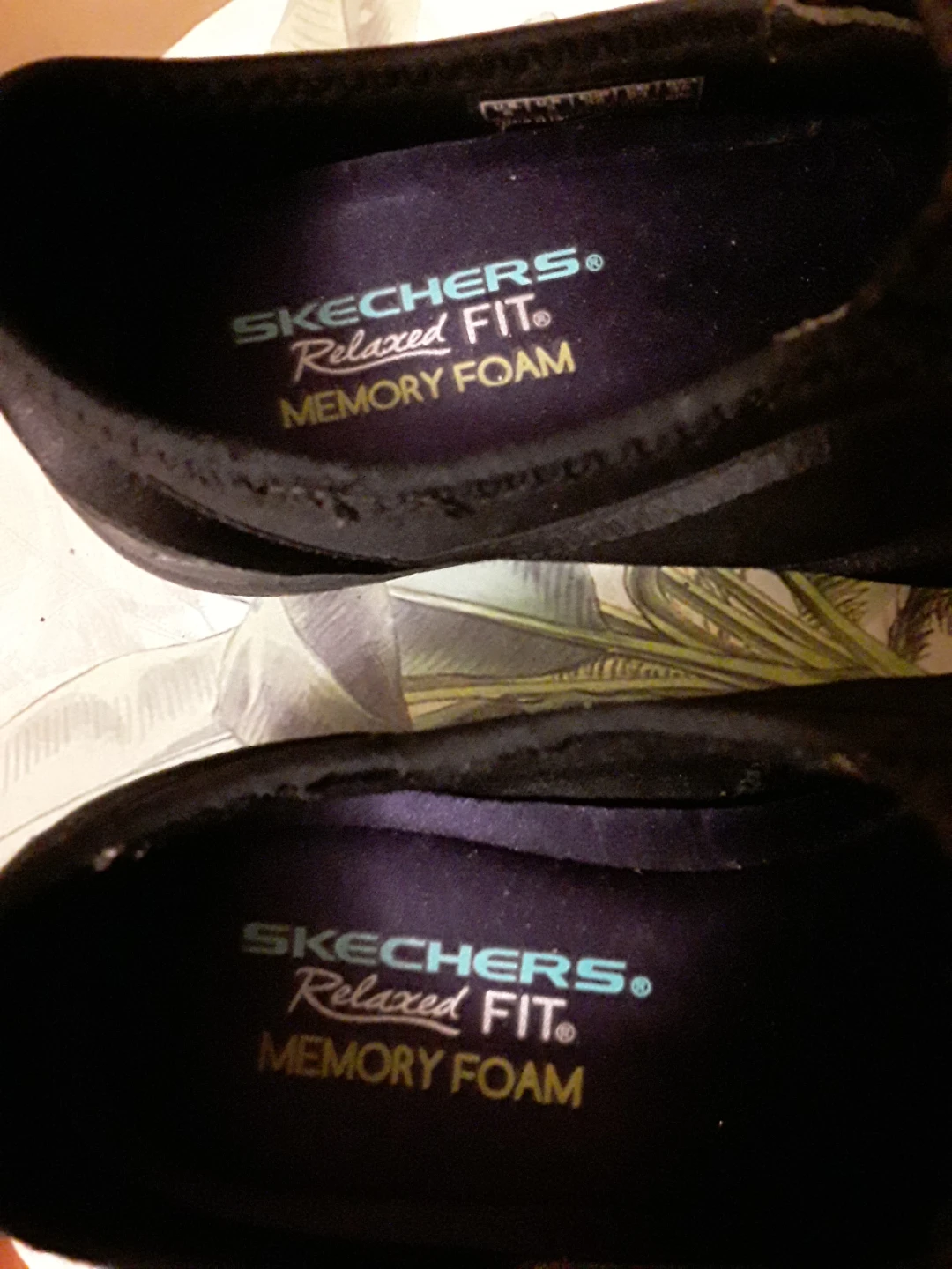 Skechers Black Relaxed Fit Memory Foam Slip-On Sneakers - photo 3