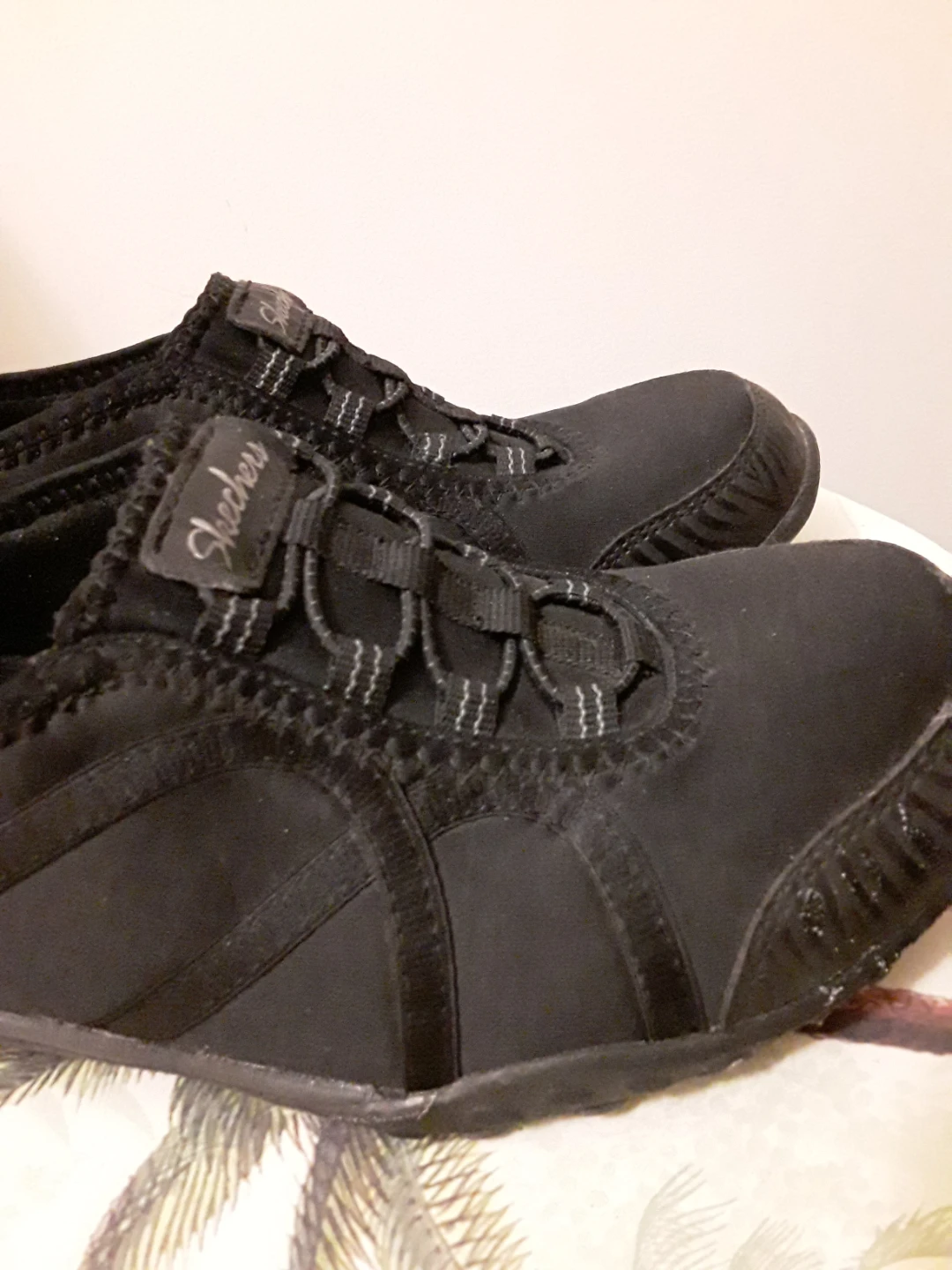 Skechers Black Relaxed Fit Memory Foam Slip-On Sneakers - photo 4