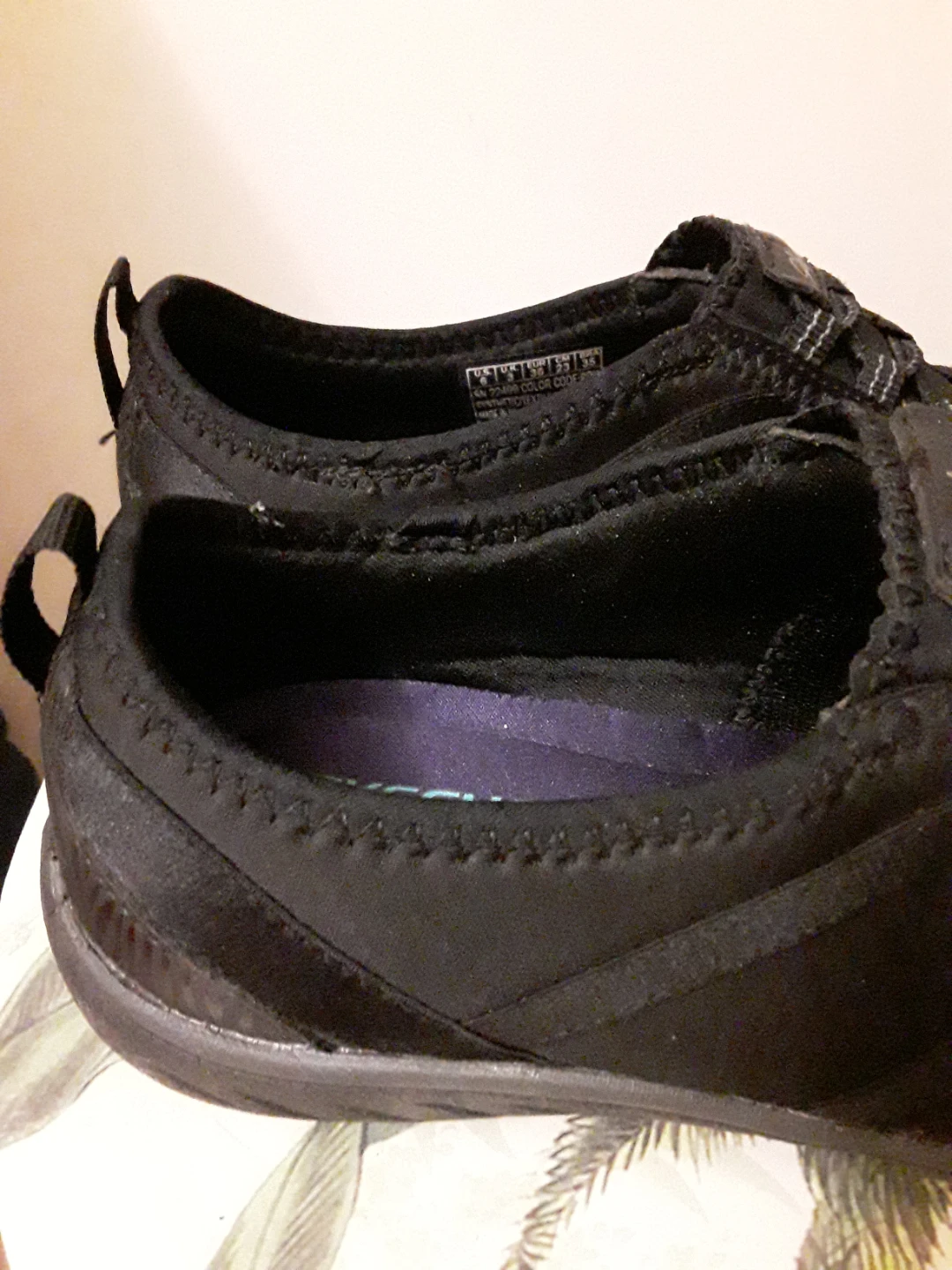 Skechers Black Relaxed Fit Memory Foam Slip-On Sneakers - photo 5