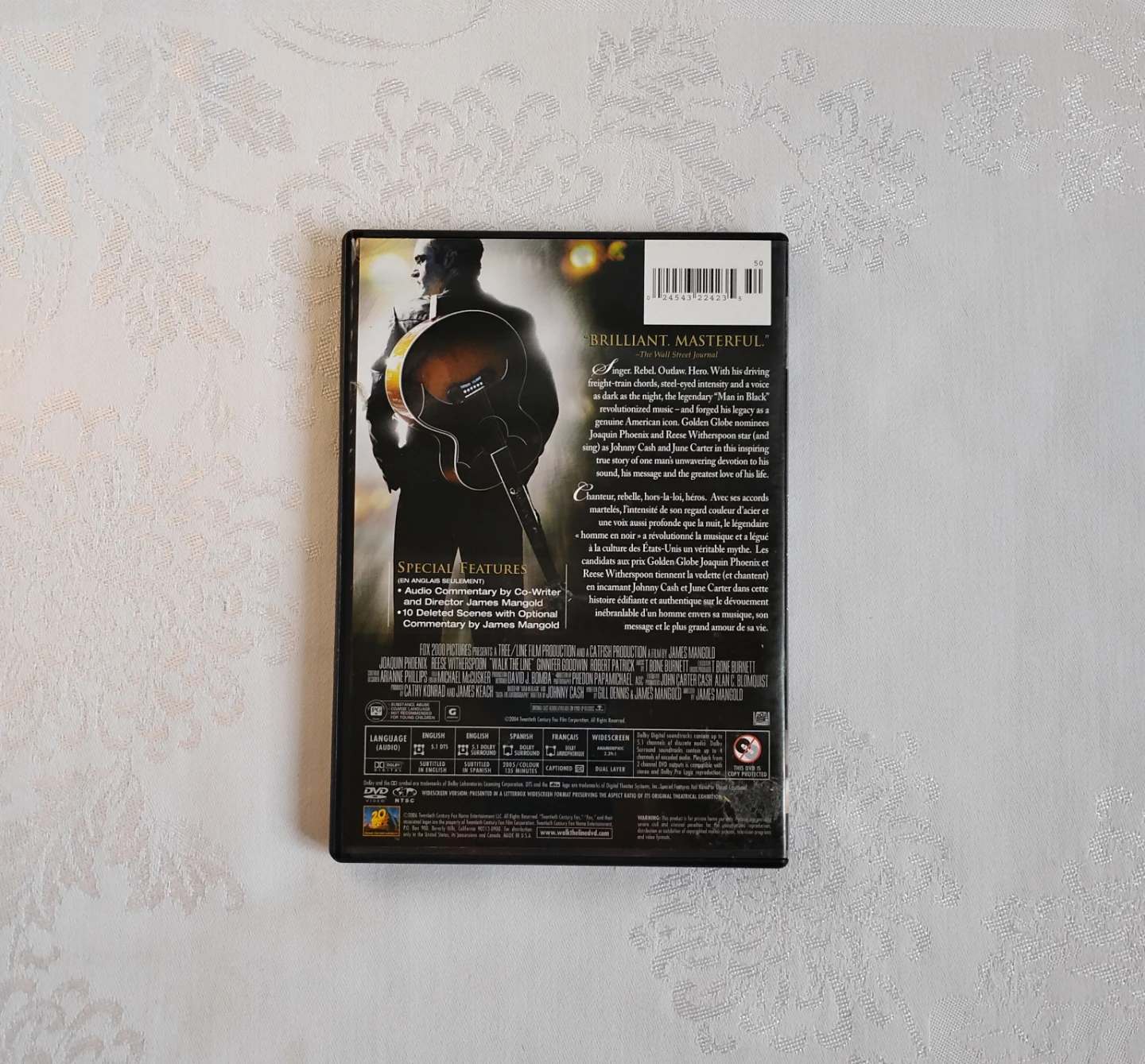 ⚽ Walk the Line Johnny Cash DVD - photo 2