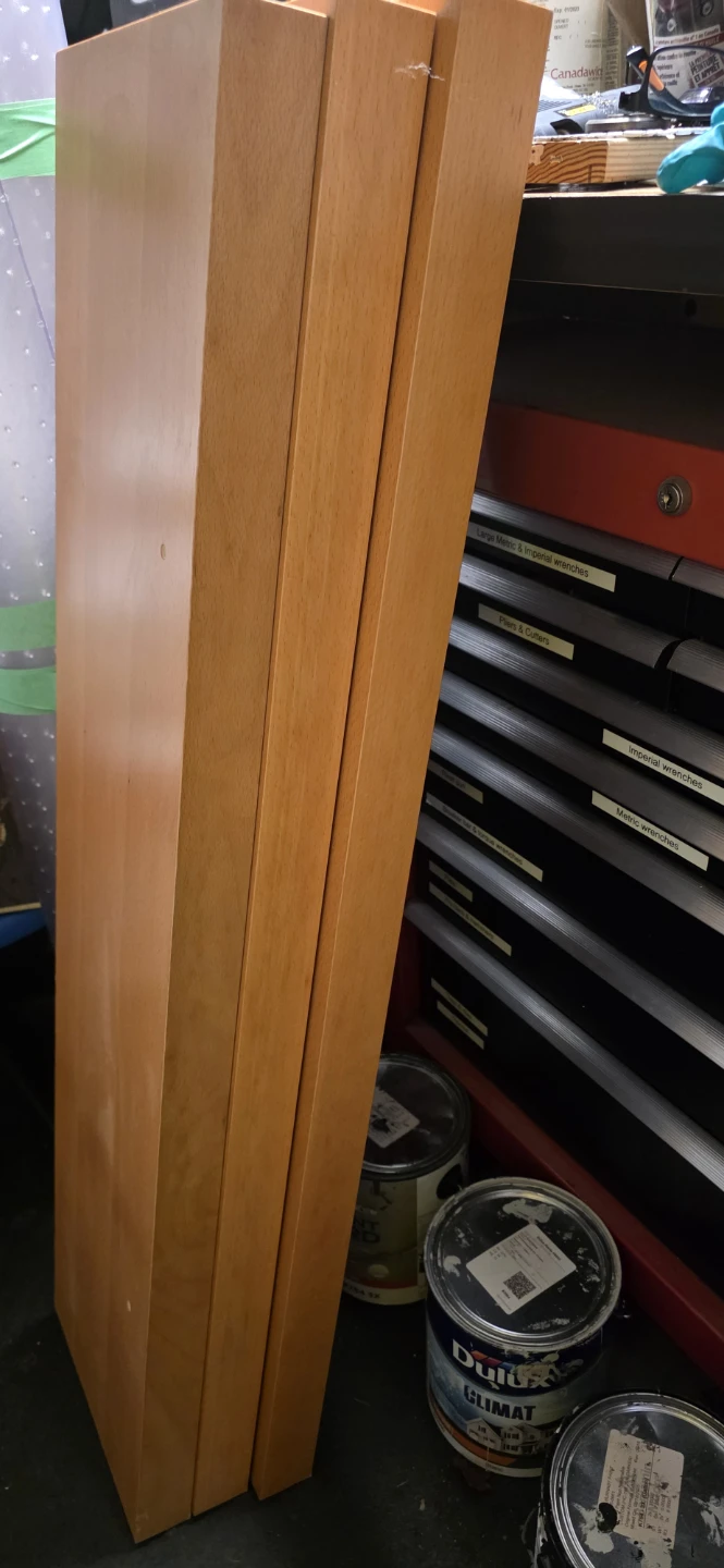 Light Brown Wood Shelf Panels