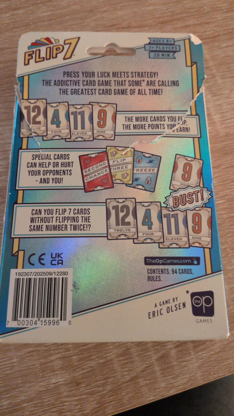 Flip 7 Card Game - photo 2