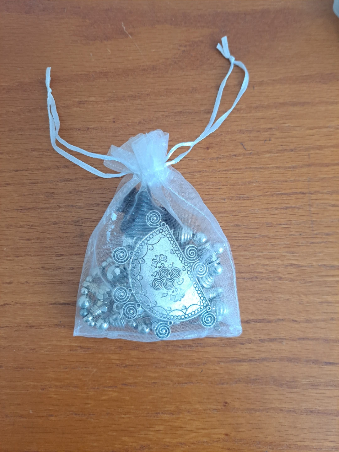 Silver Tone Necklace and Earring Set - photo 2