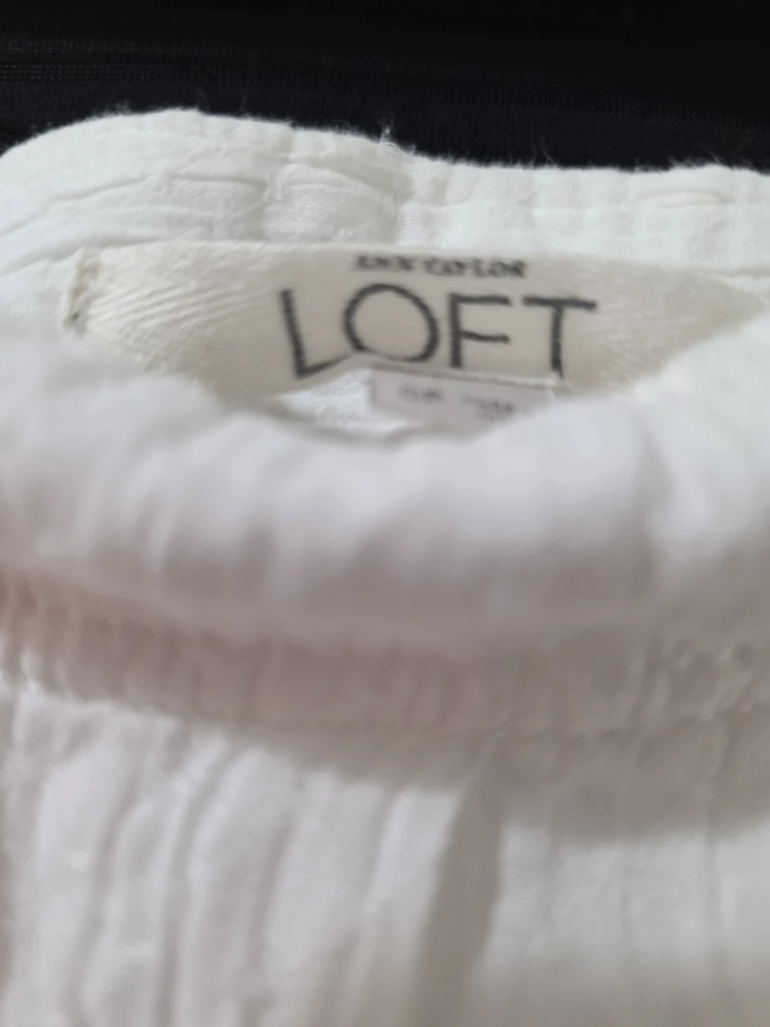 Ann Taylor Loft White Textured Skirt - photo 5