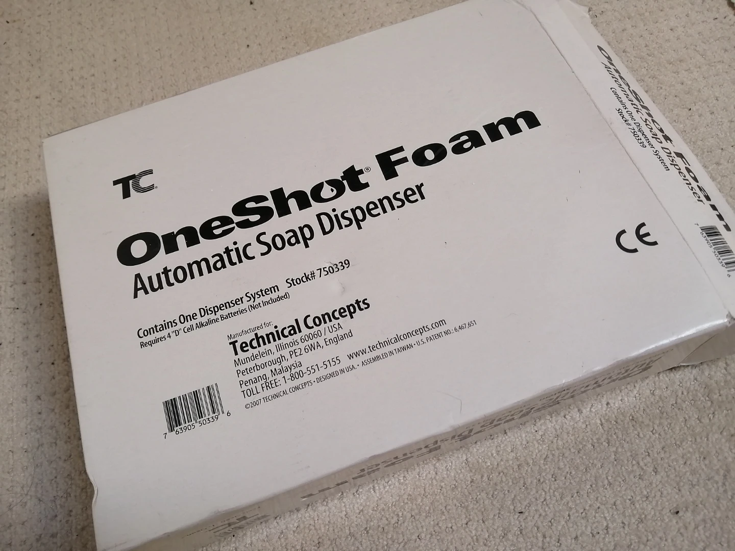 TC OneShot Foam Automatic Soap Dispenser - photo 5