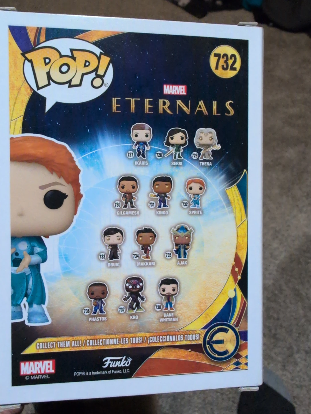 Funko Pop! Marvel Eternals Sprite #732 Figure - photo 2