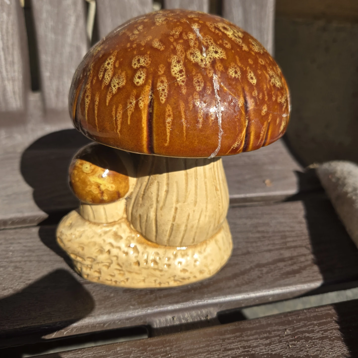 Ceramic Mushroom Figurine - photo 3