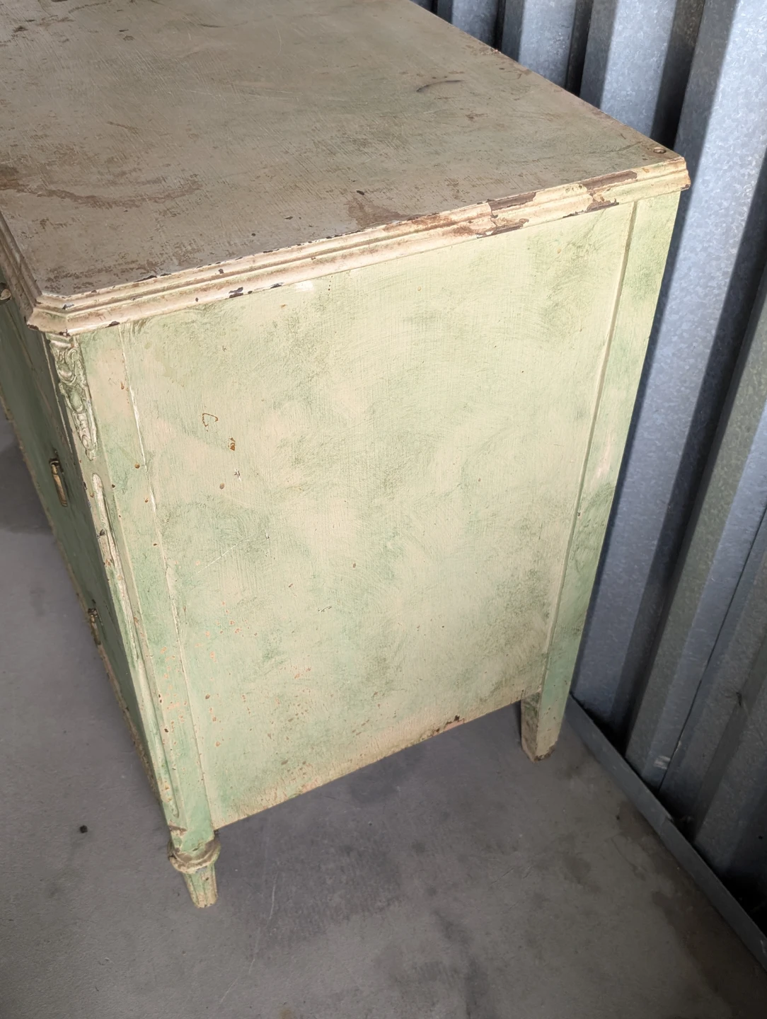Vintage Light Green Dresser - photo 3