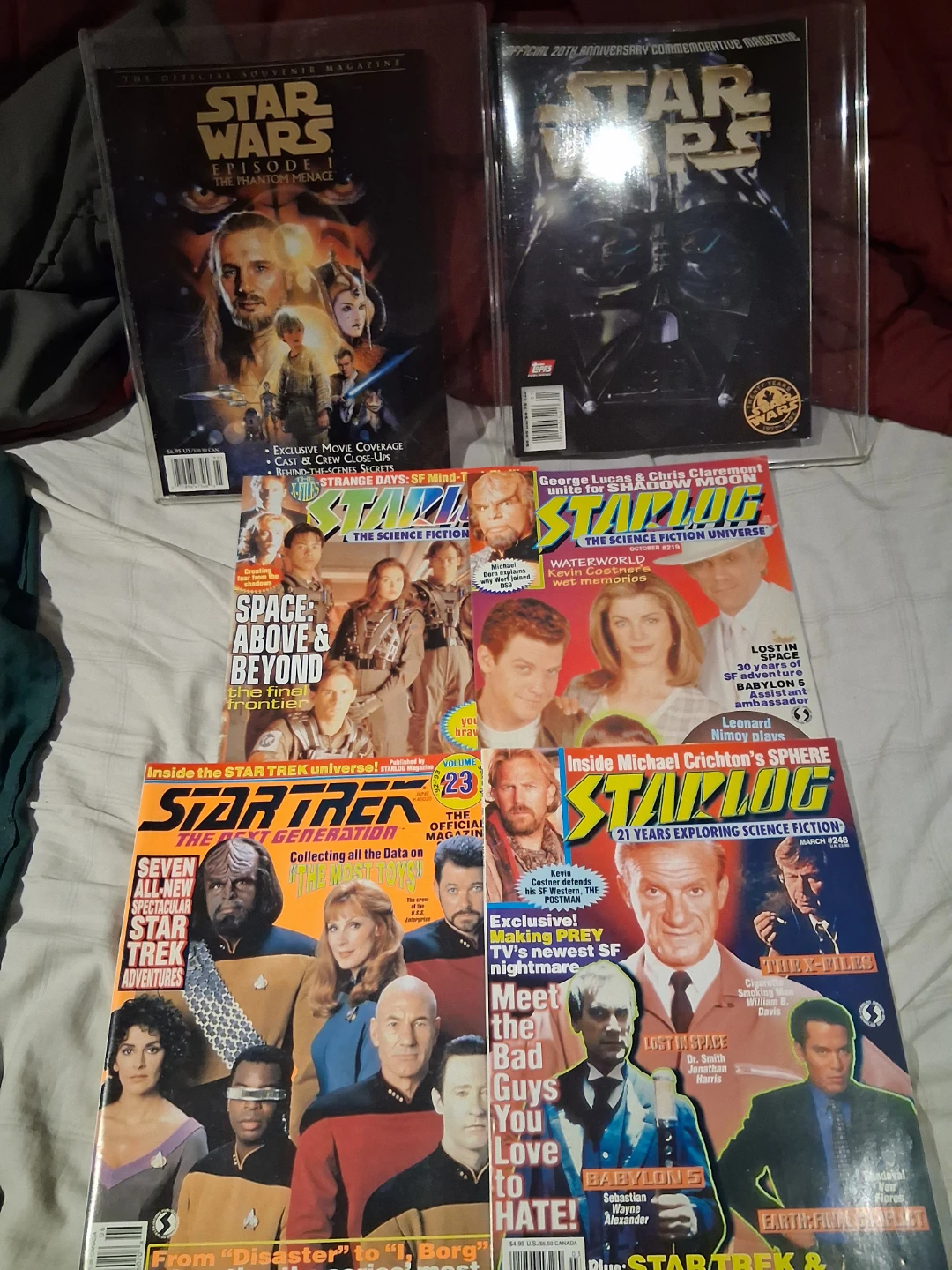 Star Trek & Starlog Science Fiction Magazines Bundle