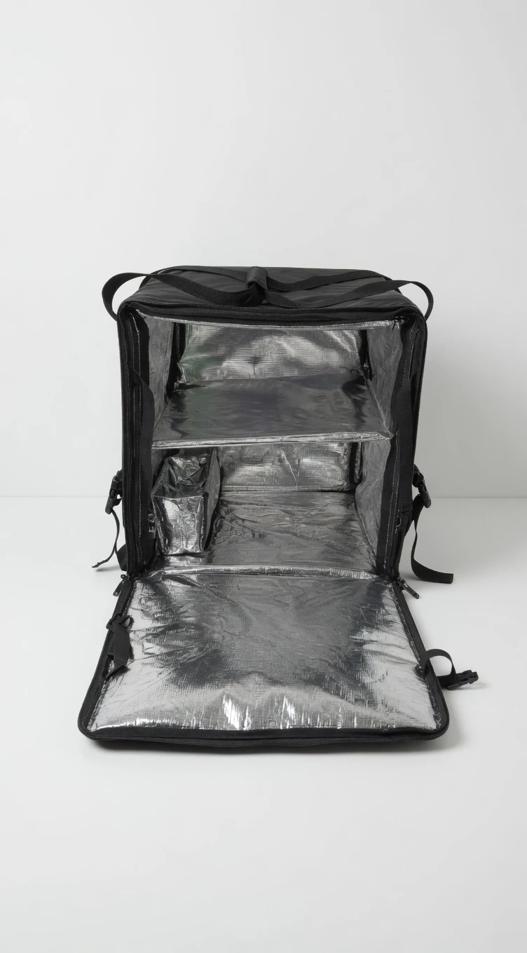 Black Insulated Delivery Backpack - photo 2