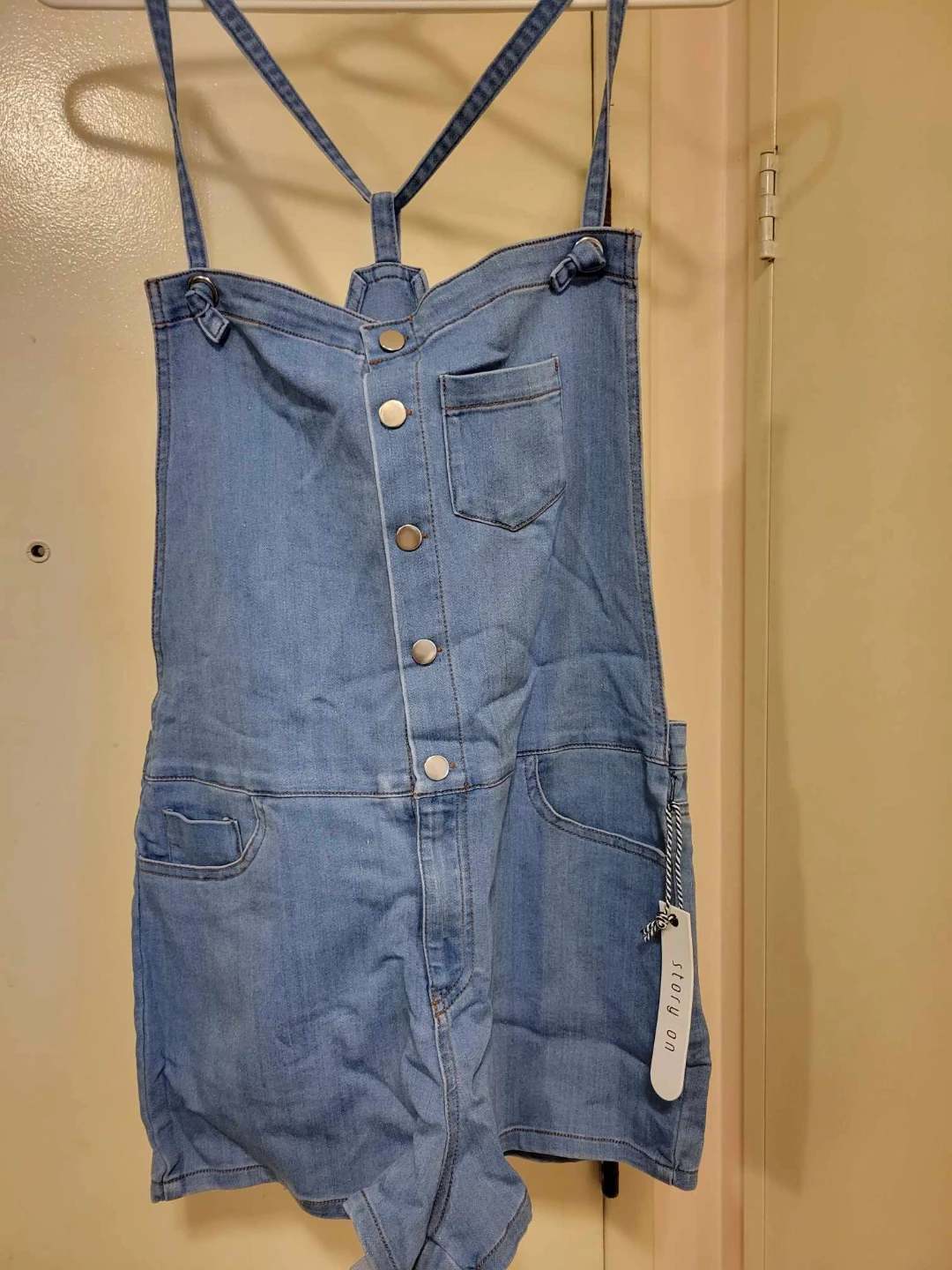 Denim Romper